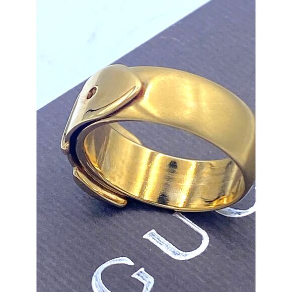 Authentic  Gucci Gold Tone Scarf Ring ✨ - Picture 4 of 7